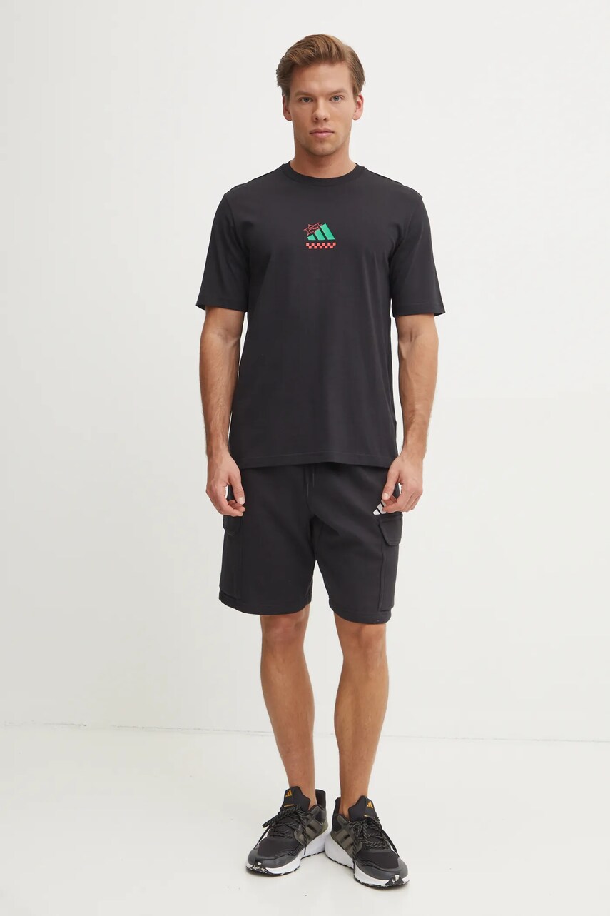 Шорти adidas Feelcozy чоловічі колір чорний JE3869