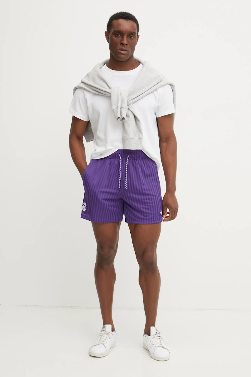 Шорти adidas Originals REAL ICON SHO чоловічі колір фіолетовий JF2586