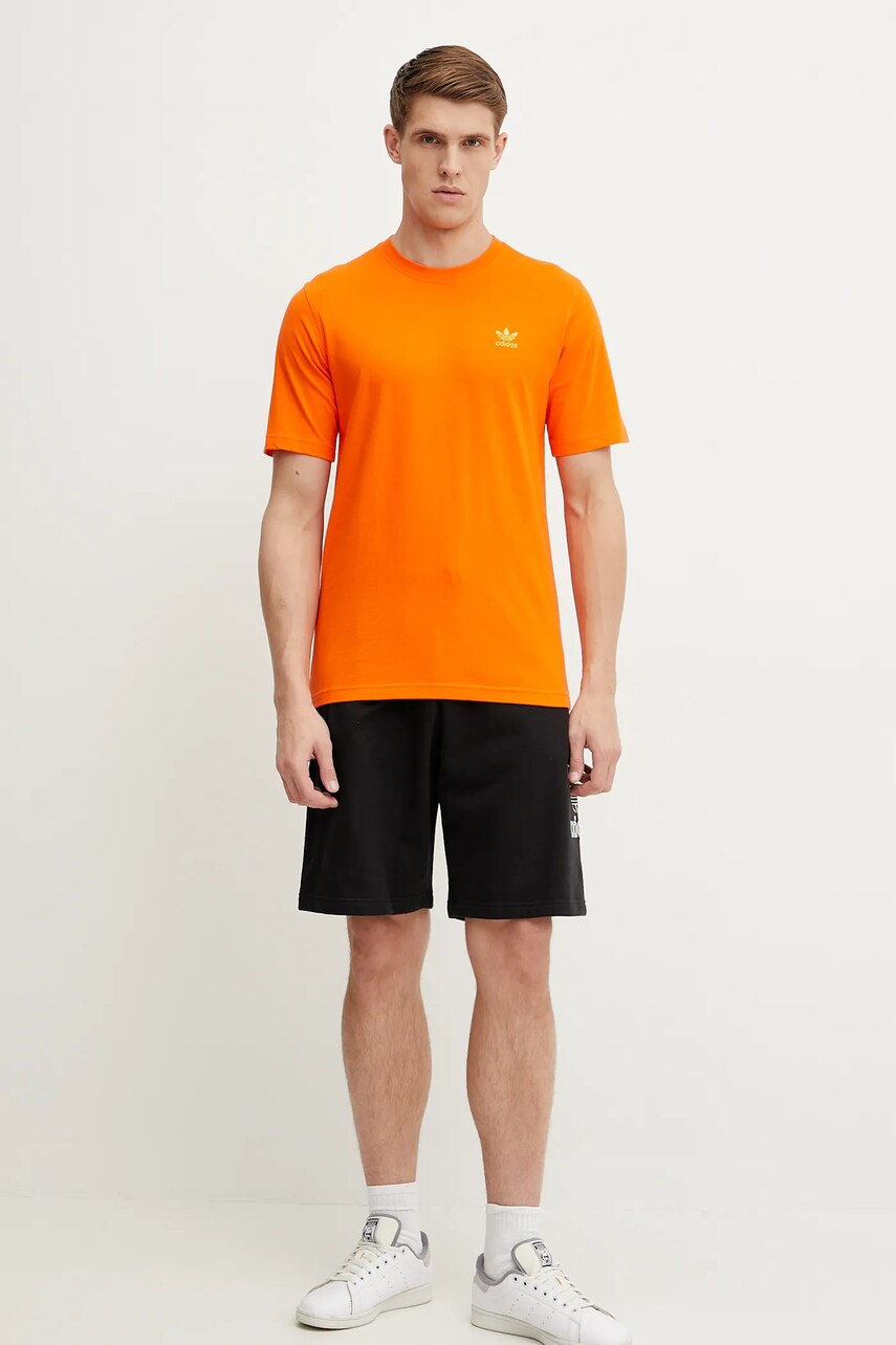 Бавовняні шорти adidas Originals Trefoil колір чорний JP2684