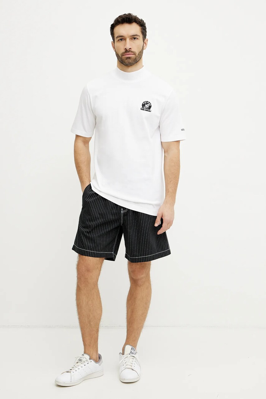 Бавовняні шорти adidas Originals Wabash чоловічі колір чорний JP4491