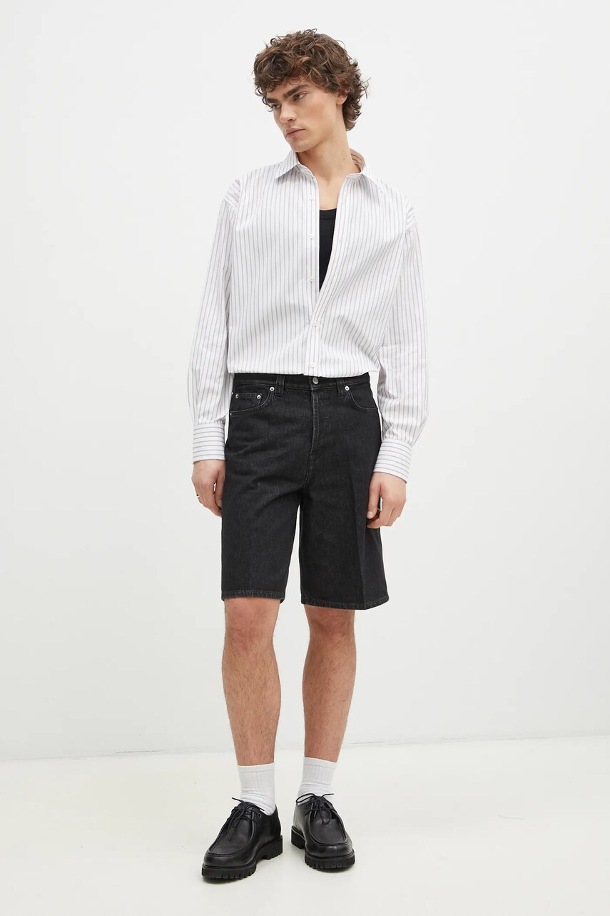 Джинсові шорти Filippa K чоловічі колір чорний 31381