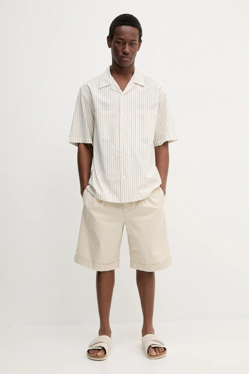 Шорти BARENA VENEZIA Camicia Mola чоловічі колір бежевий PAU5095.2672
