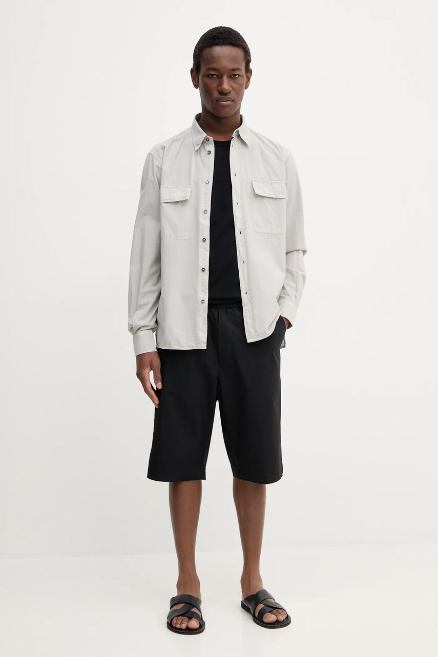 Шорти BARENA VENEZIA Camicia Mola чоловічі колір чорний PAU5098.2736