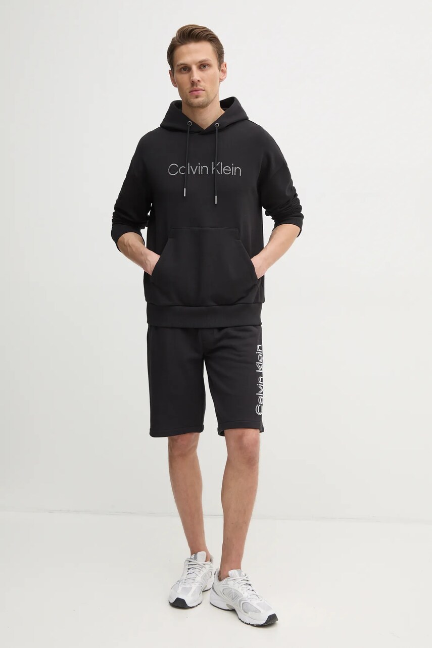 Бавовняні шорти Calvin Klein колір чорний K10K114122
