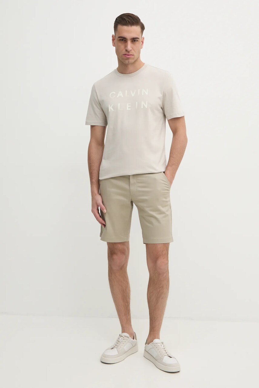 Шорти Calvin Klein чоловічі колір бежевий K10K114071