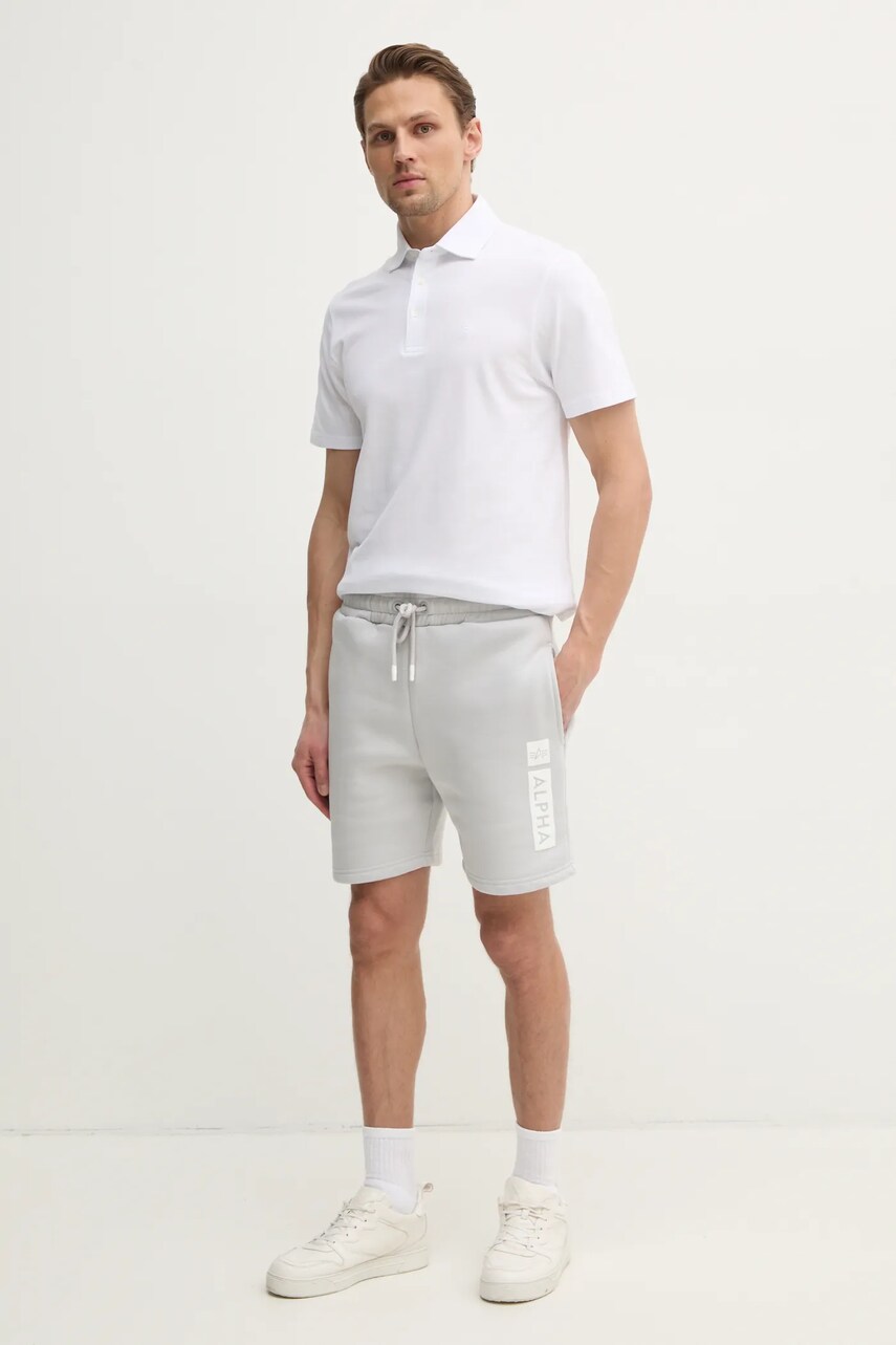 Шорти Alpha Industries Alpha PP Short чоловічі колір сірий 146365