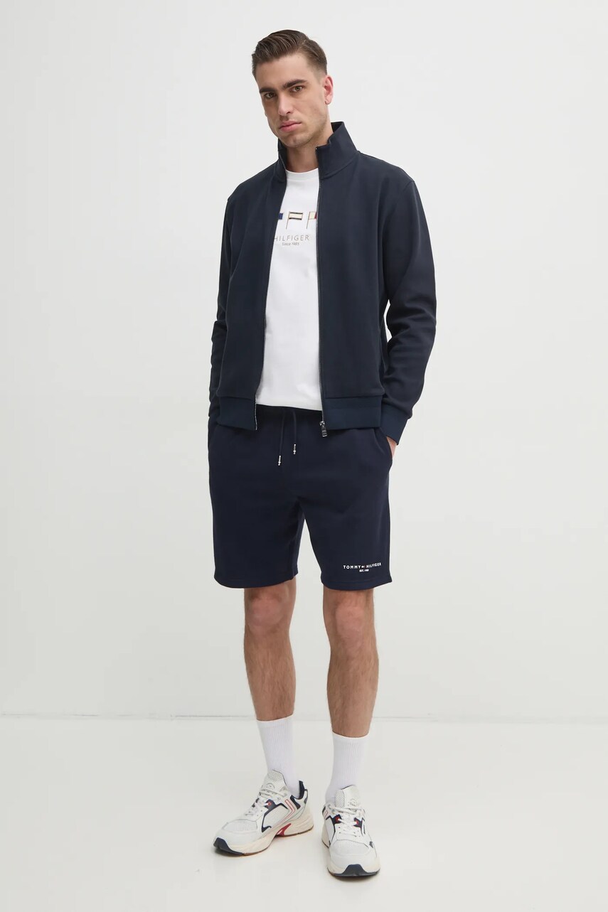 Бавовняні шорти Tommy Hilfiger чоловічі колір синій MW0MW38698
