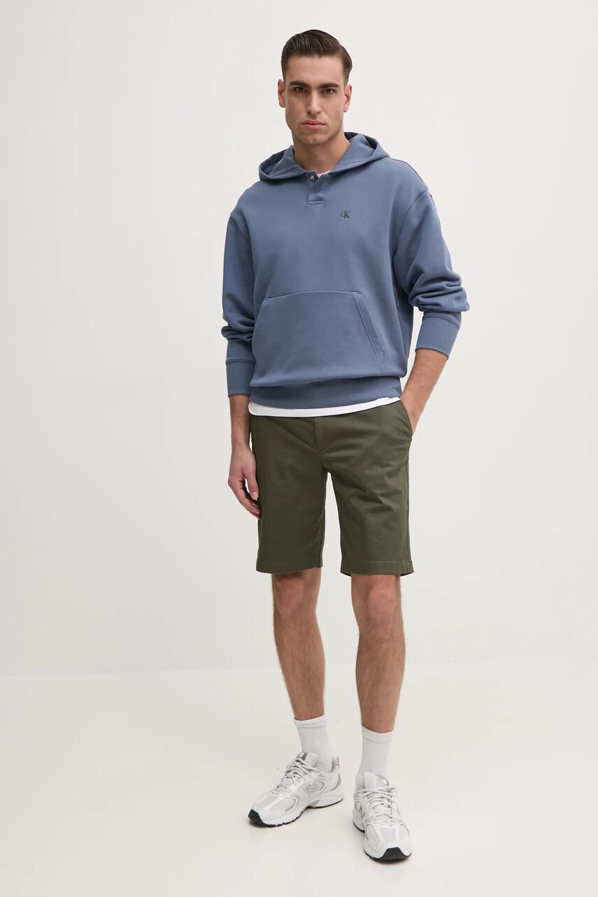 Шорти Tommy Hilfiger чоловічі колір зелений MW0MW38848