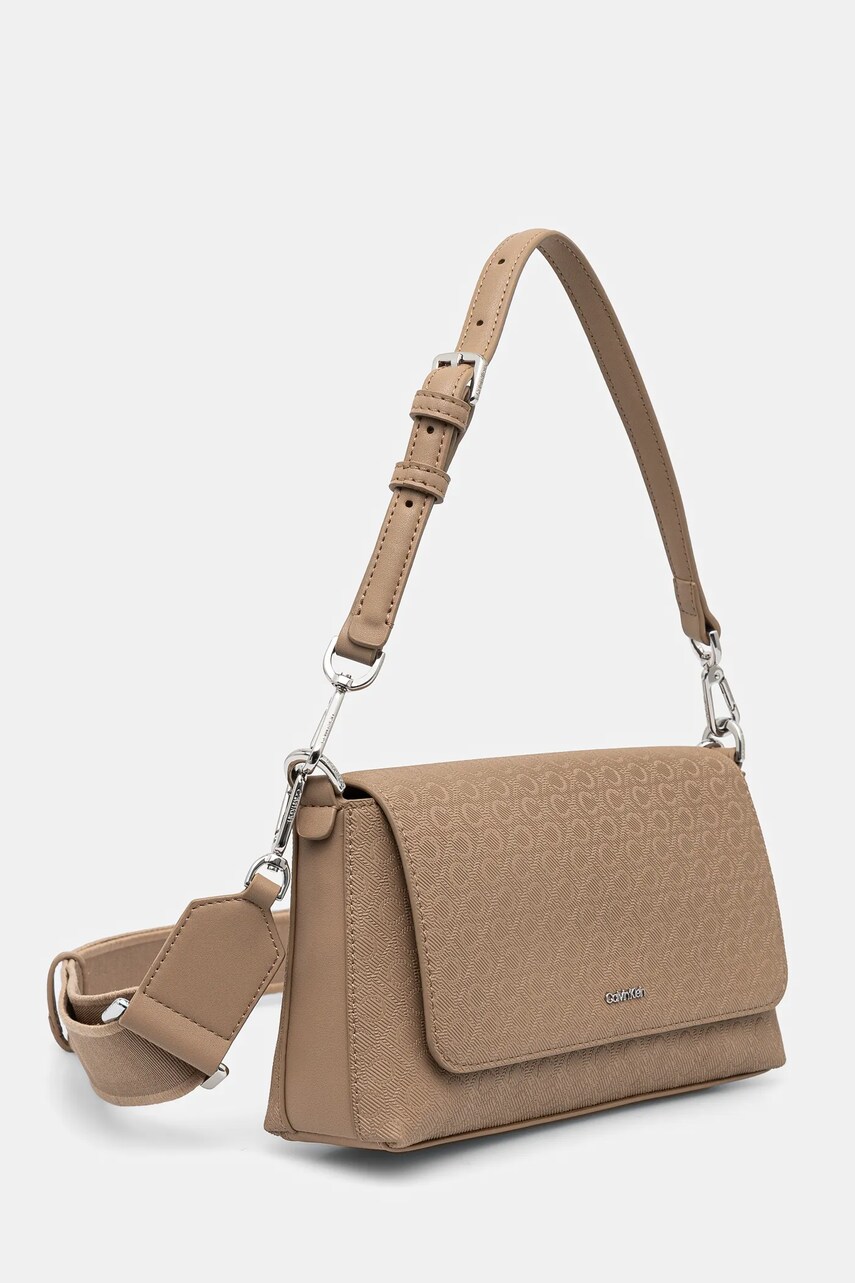 Сумочка Calvin Klein колір бежевий K60K612815