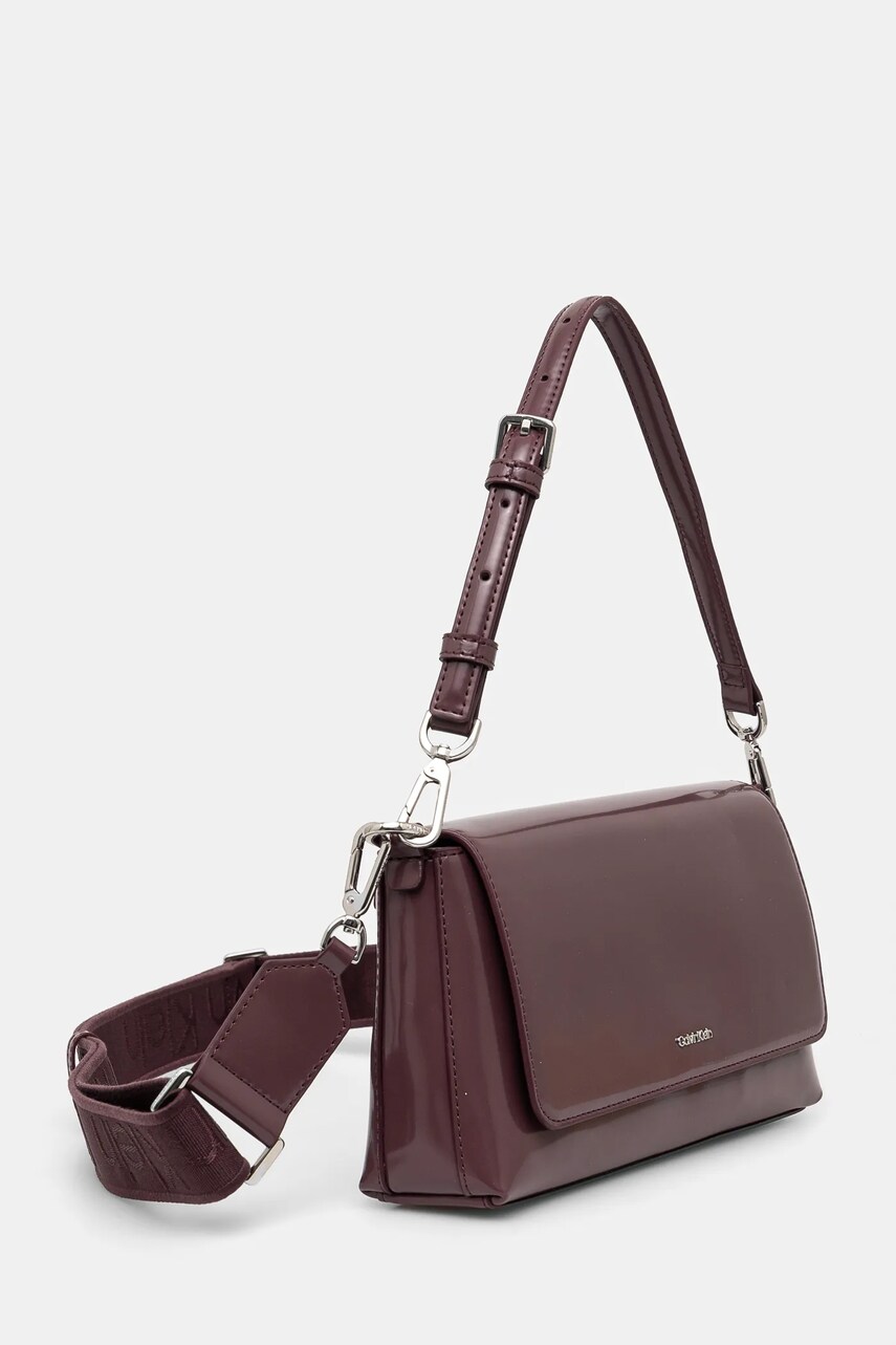 Сумочка Calvin Klein колір бордовий K60K612885