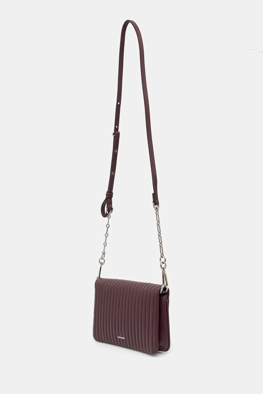 Сумочка Calvin Klein колір бордовий K60K613079