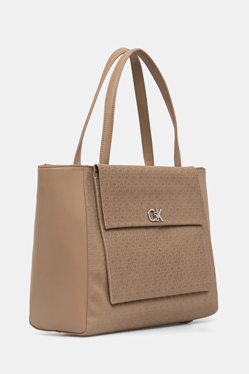 Сумочка Calvin Klein колір бежевий K60K613136