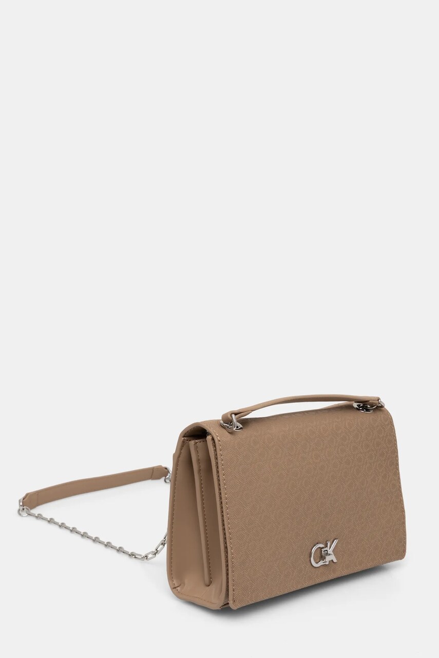 Сумочка Calvin Klein колір бежевий K60K613138