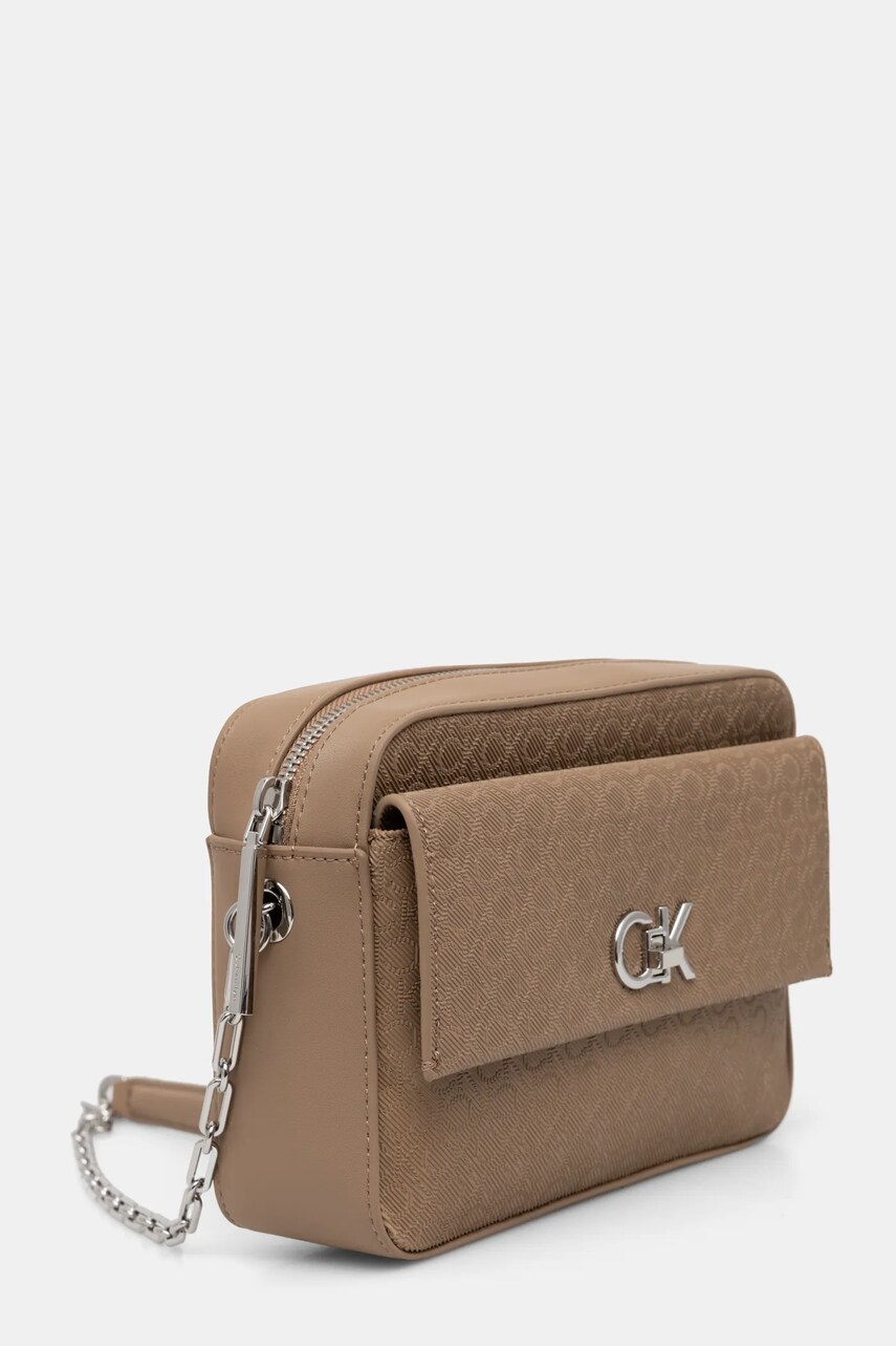 Сумочка Calvin Klein колір бежевий K60K613140