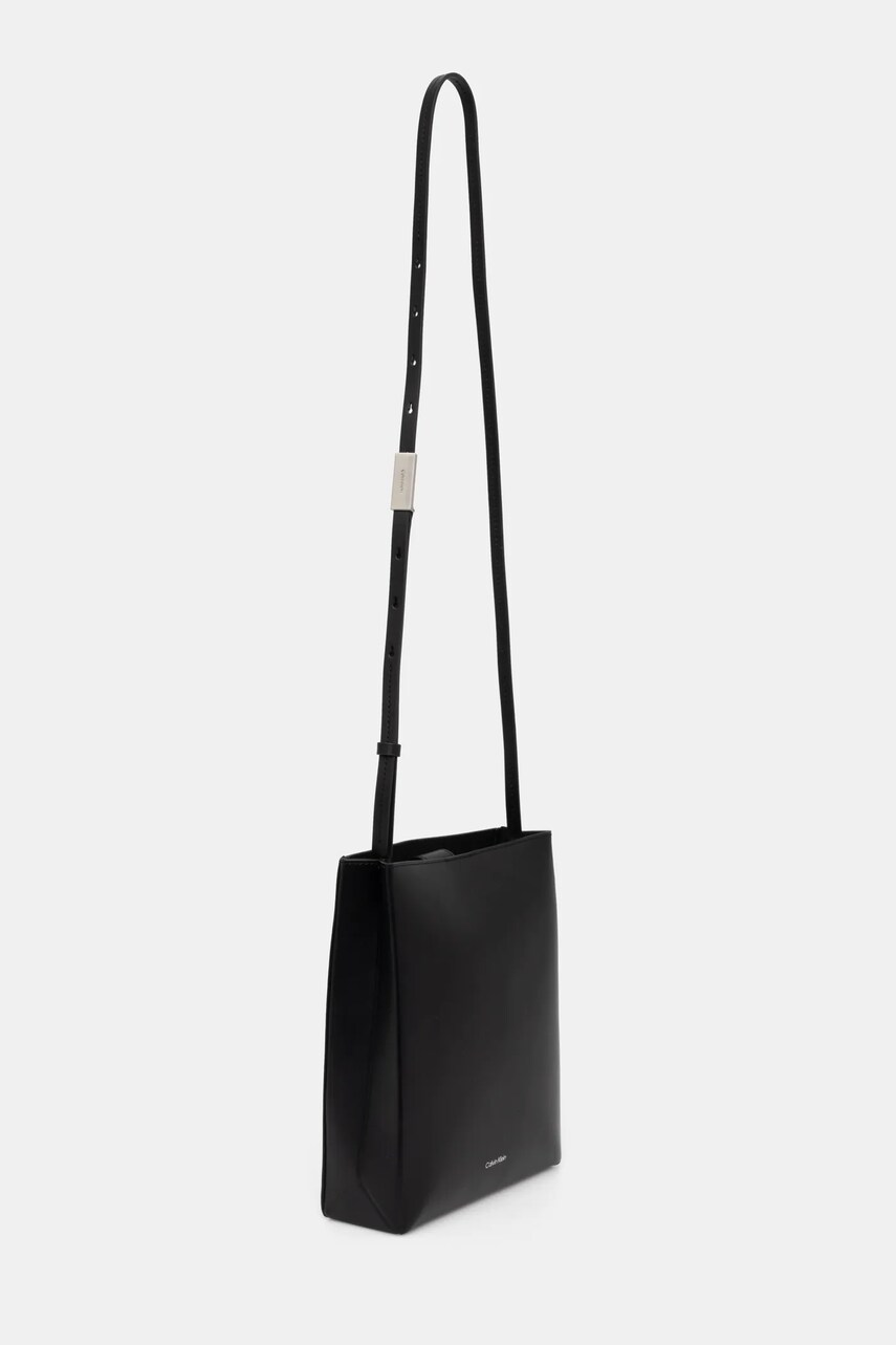 Шкіряна сумочка Calvin Klein колір чорний LV04F3005G