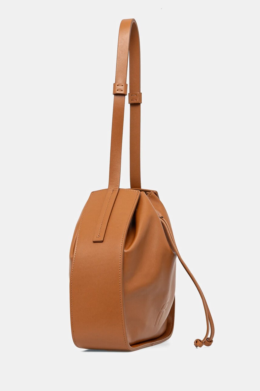 Шкіряна сумочка Forte Forte колір коричневий 13666.my bag