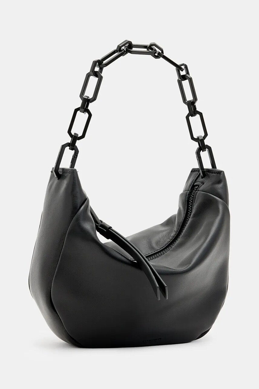 Шкіряна сумочка AllSaints MADEA MINI колір чорний W214XB