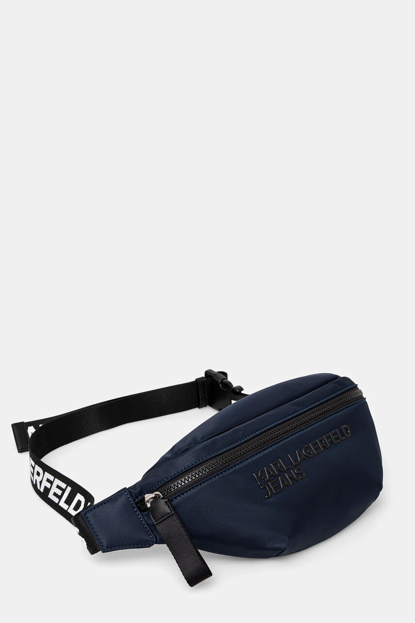 Сумка на пояс Karl Lagerfeld Jeans колір синій A1W30427
