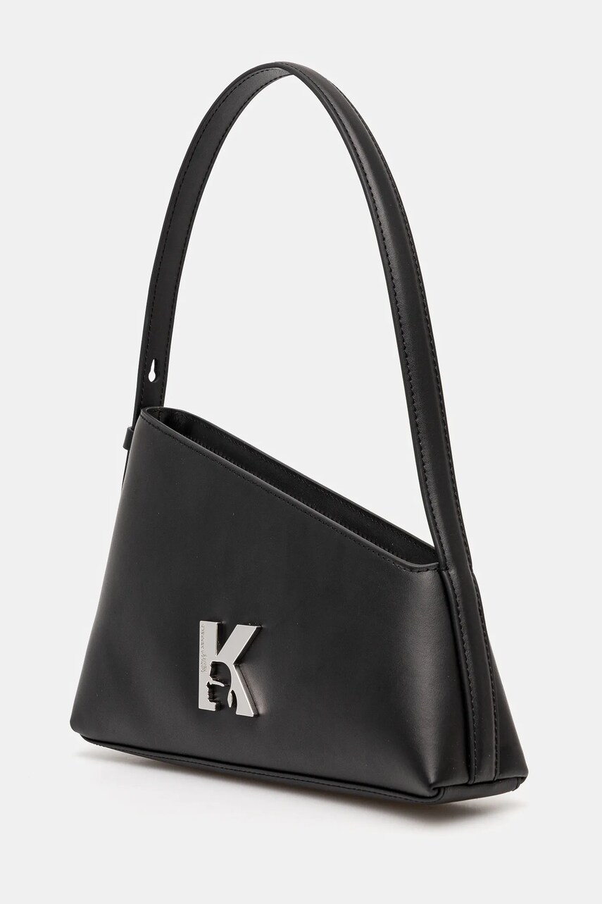 Шкіряна сумочка Karl Lagerfeld Jeans колір чорний A1W30334