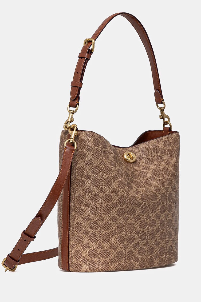 Сумочка Coach WILLOW колір бежевий CW882