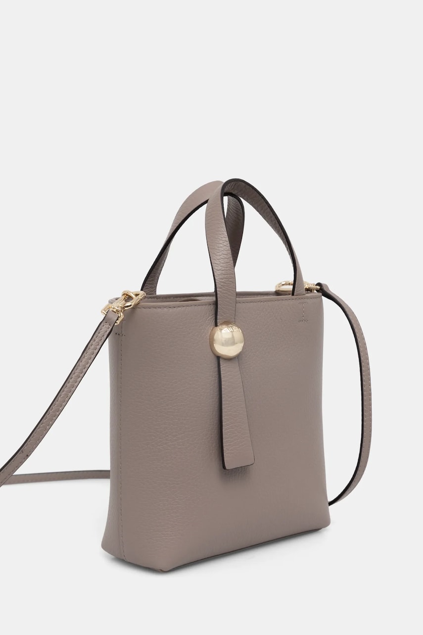 Шкіряна сумочка Furla колір сірий WE00666 HSF000 2572S