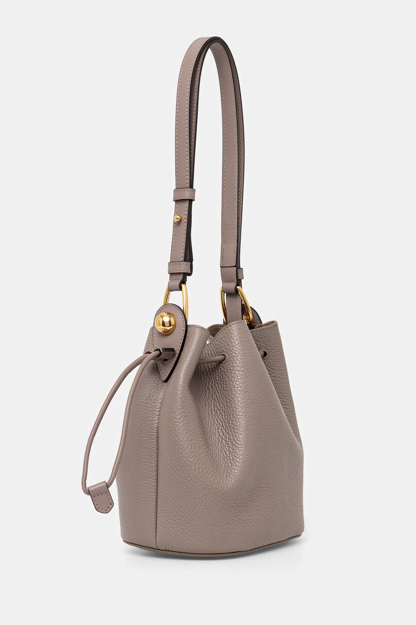 Шкіряна сумочка Furla колір сірий WB01514 BX0176 2572S