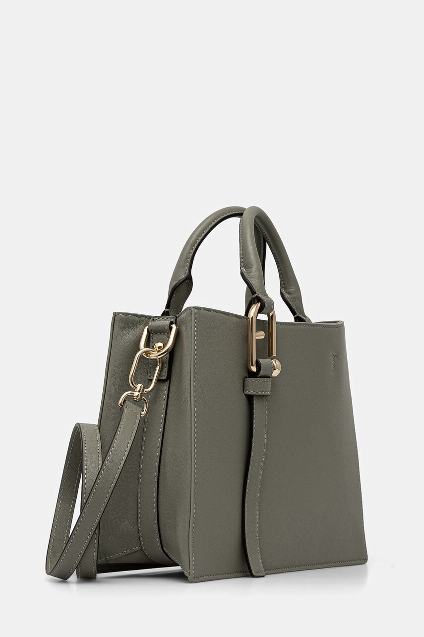 Шкіряна сумочка Furla колір зелений WB01336 BX2045 AG700