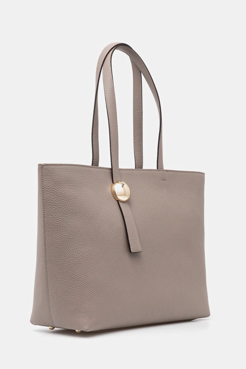 Шкіряна сумочка Furla колір сірий WB01353 HSF000 2572S