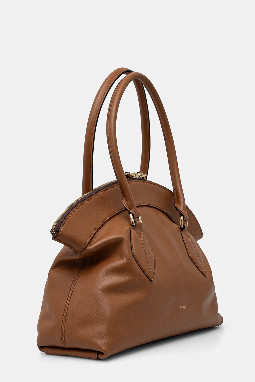 Шкіряна сумочка Furla колір коричневий WB01464 BX3346 RY000