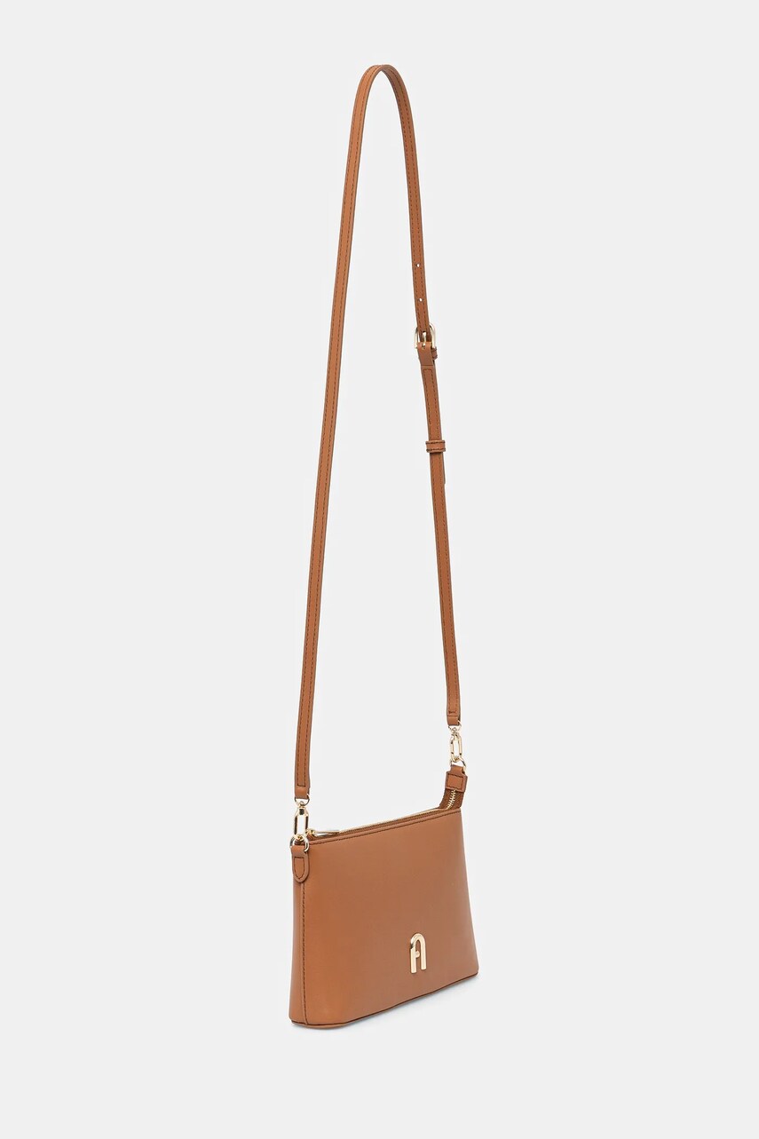 Шкіряна сумочка Furla колір коричневий WE00615 AX0733 RY000