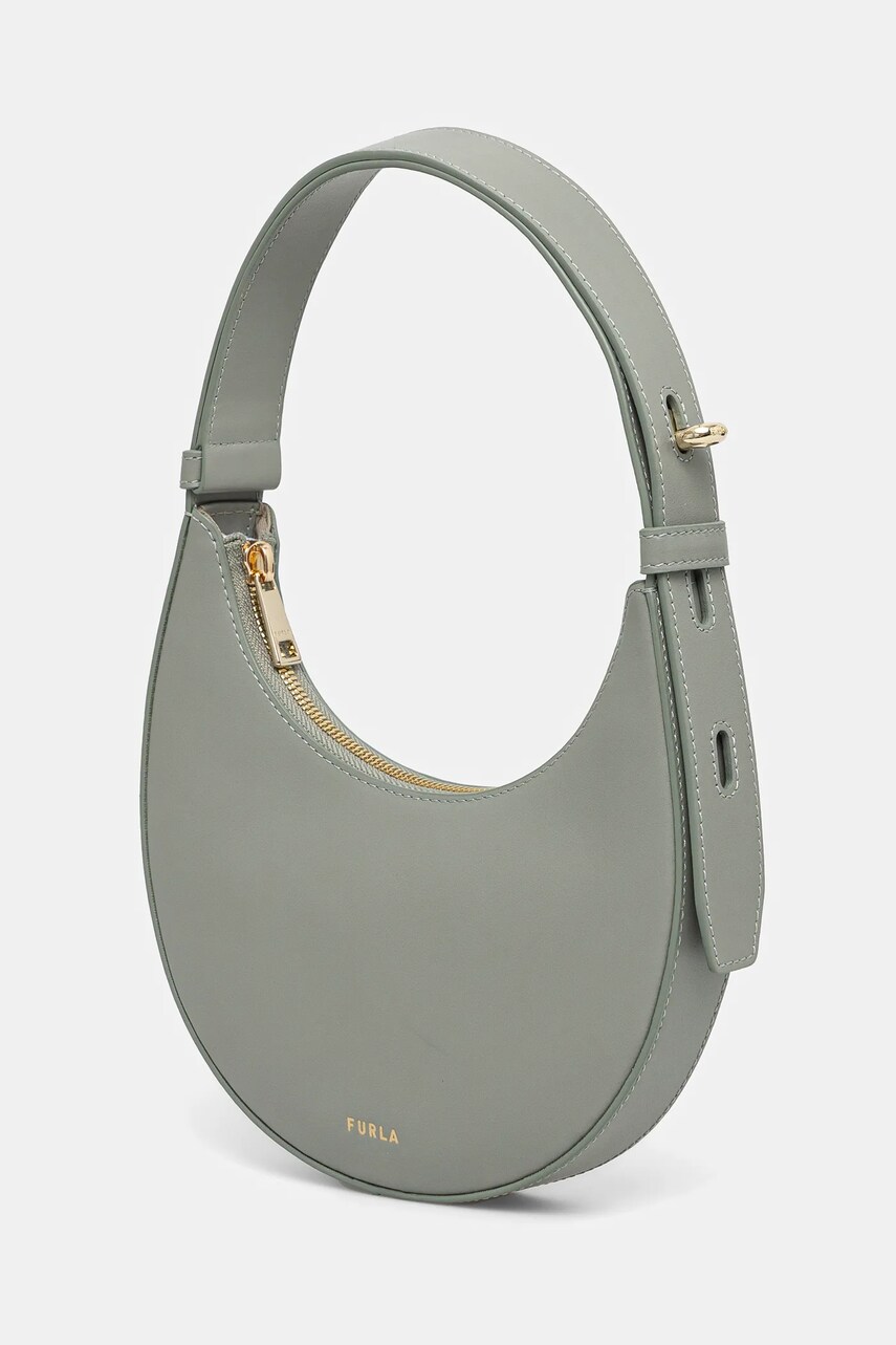 Шкіряна сумочка Furla колір зелений WE00649 AX0733 AG700