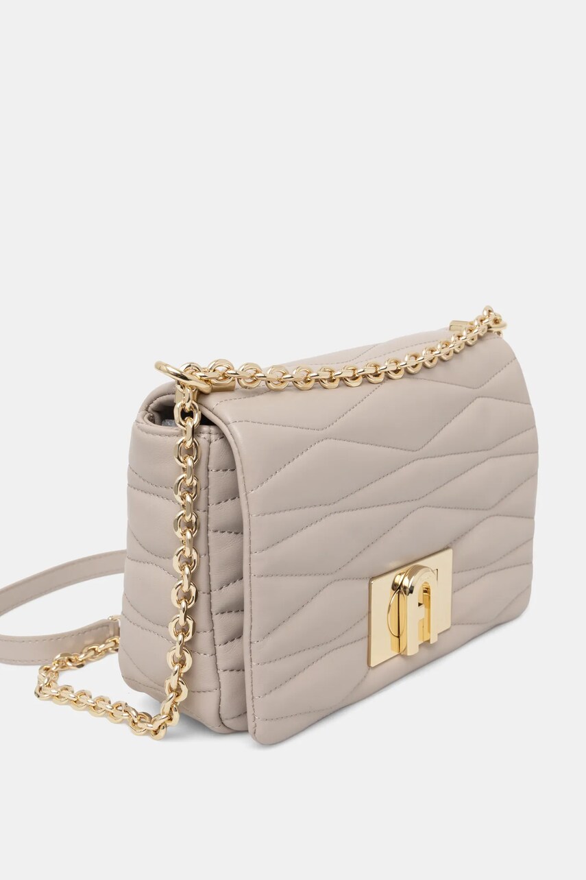 Шкіряна сумочка Furla колір бежевий WB01671 BX3221 VAN00