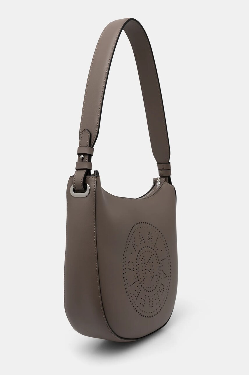 Шкіряна сумочка Karl Lagerfeld колір коричневий A1W30026