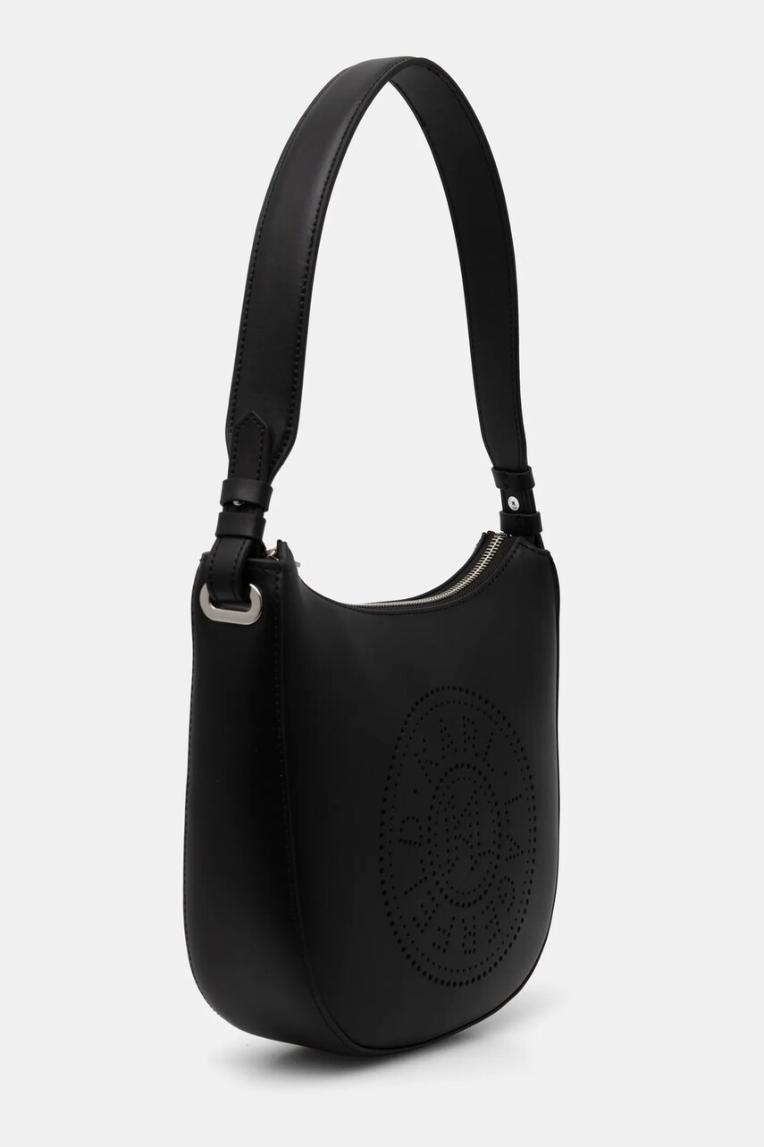 Шкіряна сумочка Karl Lagerfeld колір чорний A1W30026