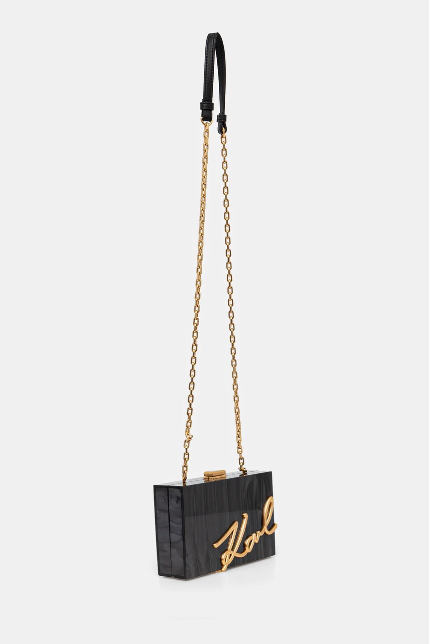 Клатч Karl Lagerfeld колір чорний A1W30124