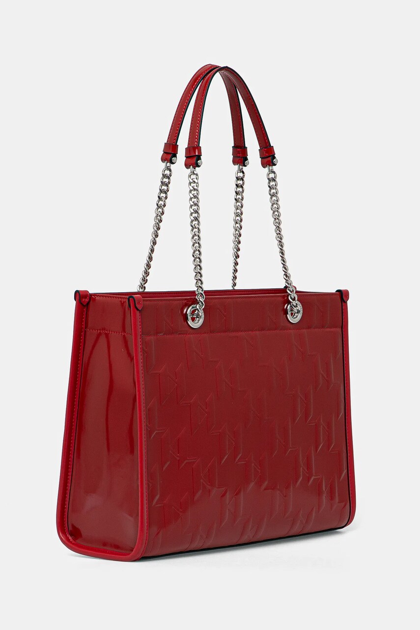 Сумочка Karl Lagerfeld колір бордовий A1W30145