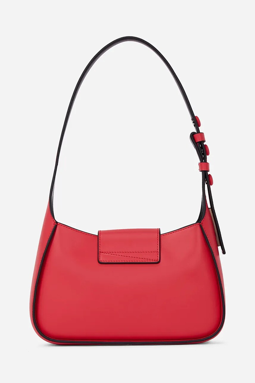 Шкіряна сумочка Karl Lagerfeld колір червоний A1W30149