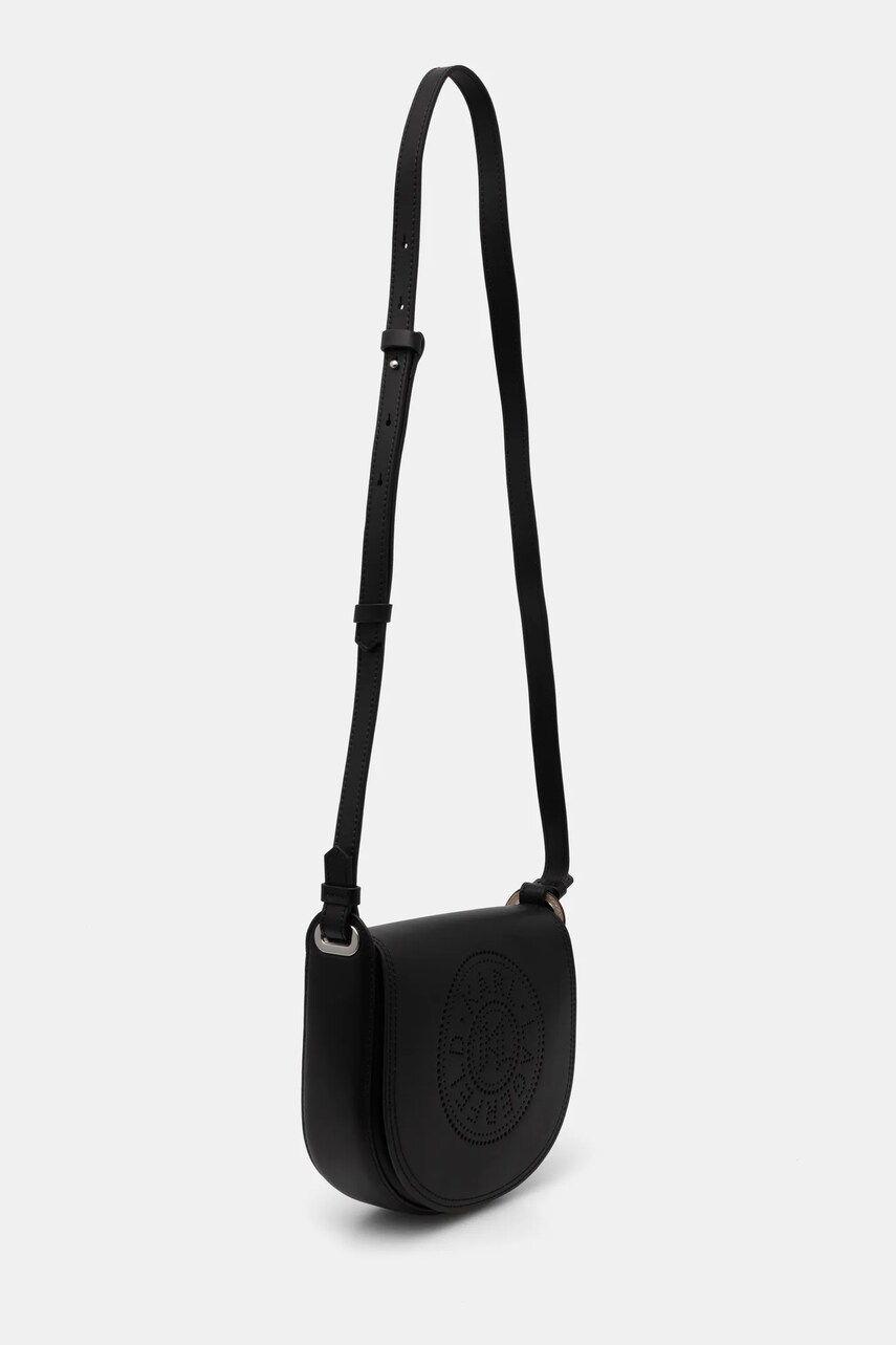 Шкіряна сумочка Karl Lagerfeld колір чорний A1W30212