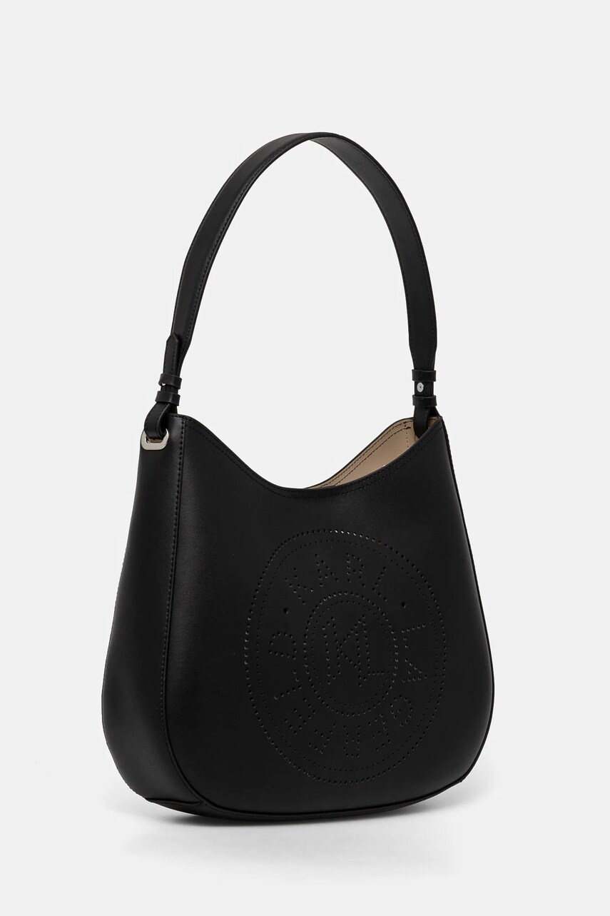 Купити Шкіряна сумочка Karl Lagerfeld колір чорний A1W30213 – головне зображення