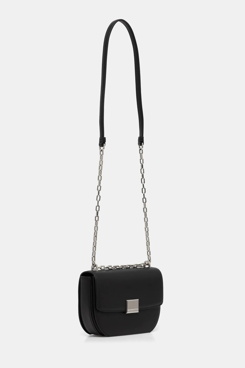 Шкіряна сумочка Karl Lagerfeld колір чорний A1W30445