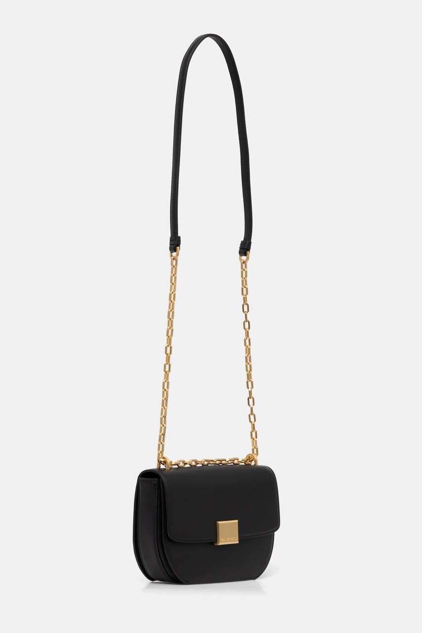 Шкіряна сумочка Karl Lagerfeld колір чорний A1W30445