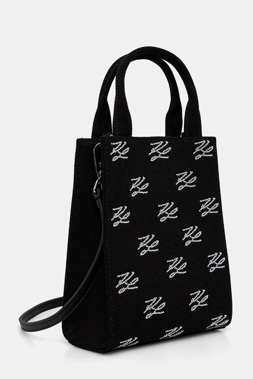 Сумочка Karl Lagerfeld колір чорний A1W50026