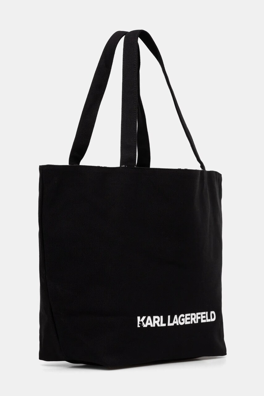 Двостороння сумочка Karl Lagerfeld колір чорний A1W50047
