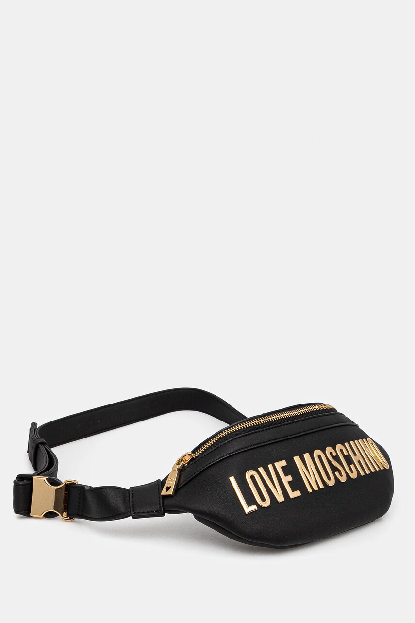 Сумка на пояс Love Moschino колір чорний JC4195PP1