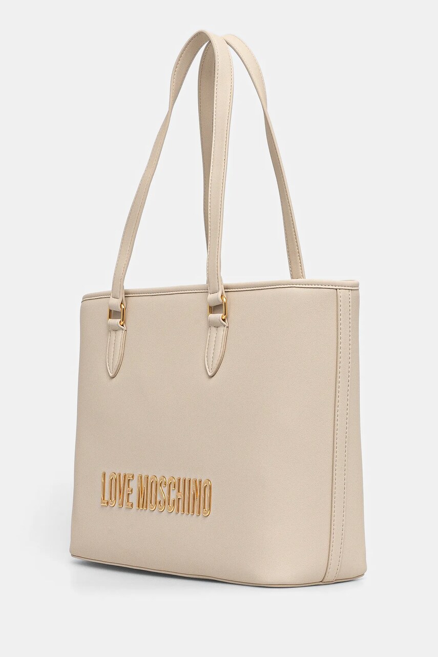 Сумочка Love Moschino колір бежевий JC4190PP1