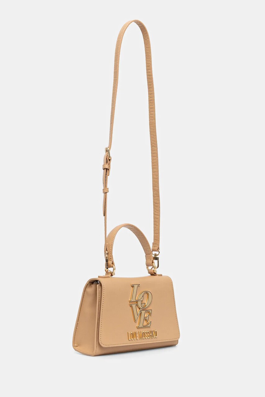 Сумочка Love Moschino колір бежевий JC4156PP1