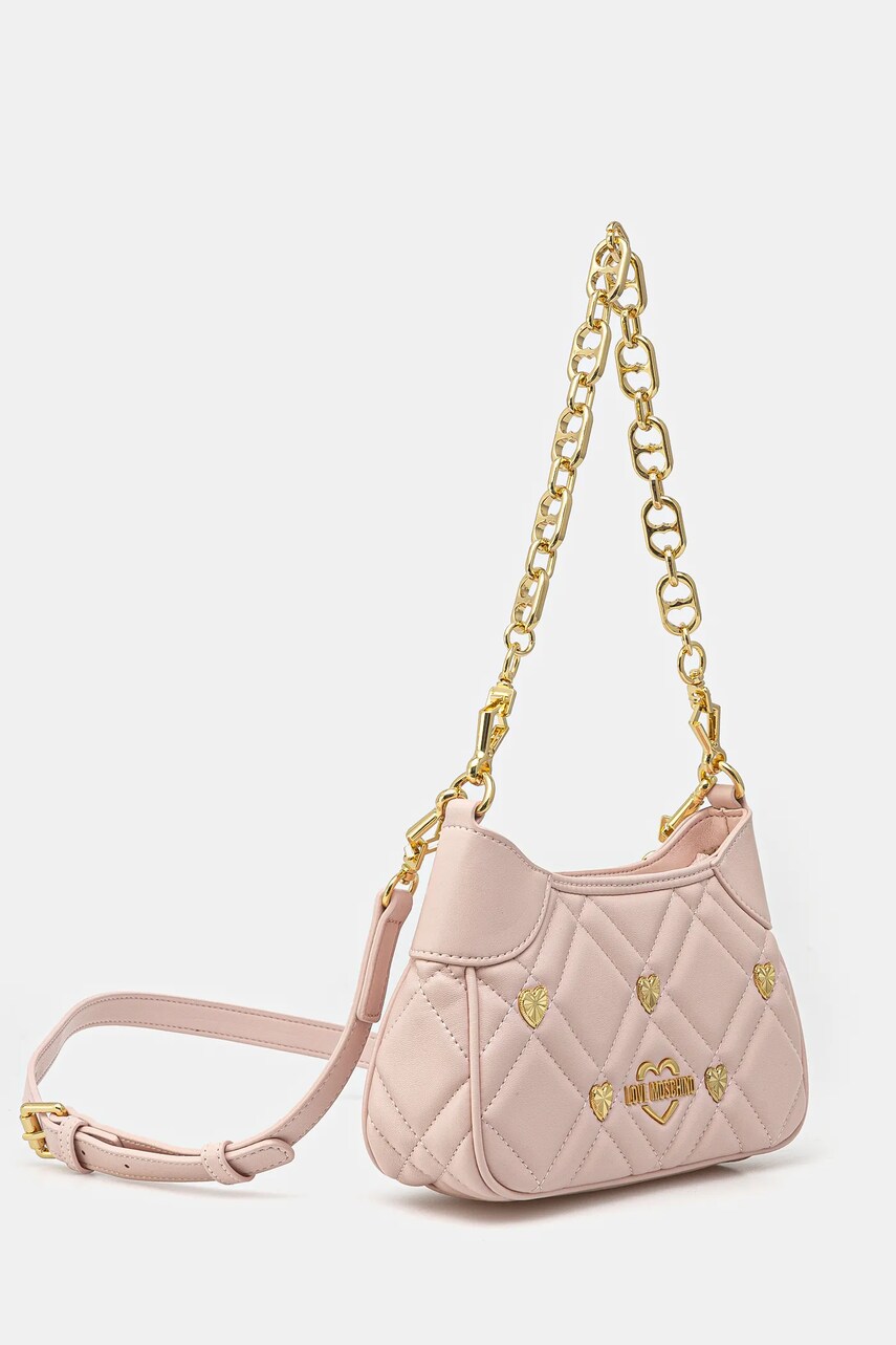 Сумочка Love Moschino колір рожевий JC4121PP1