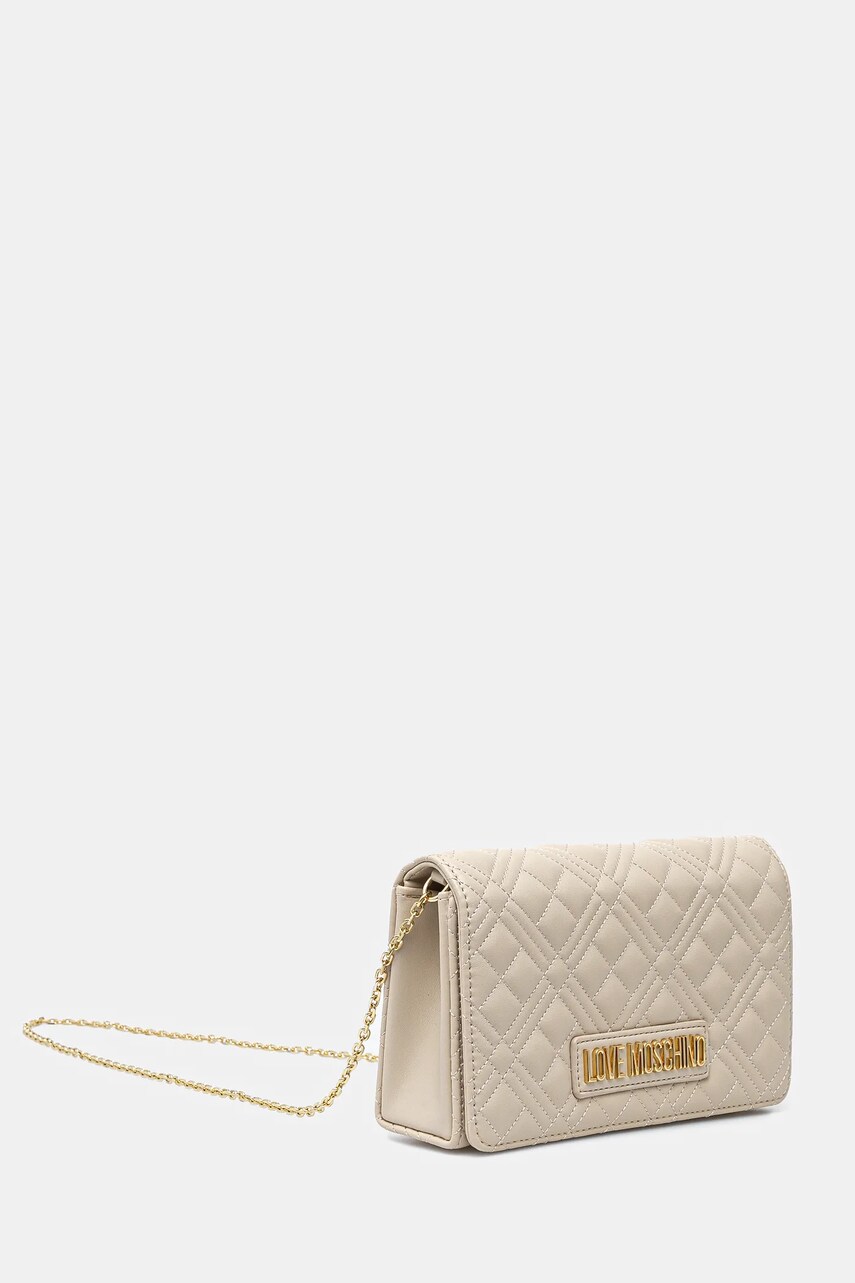 Сумочка Love Moschino колір бежевий JC4079PP1