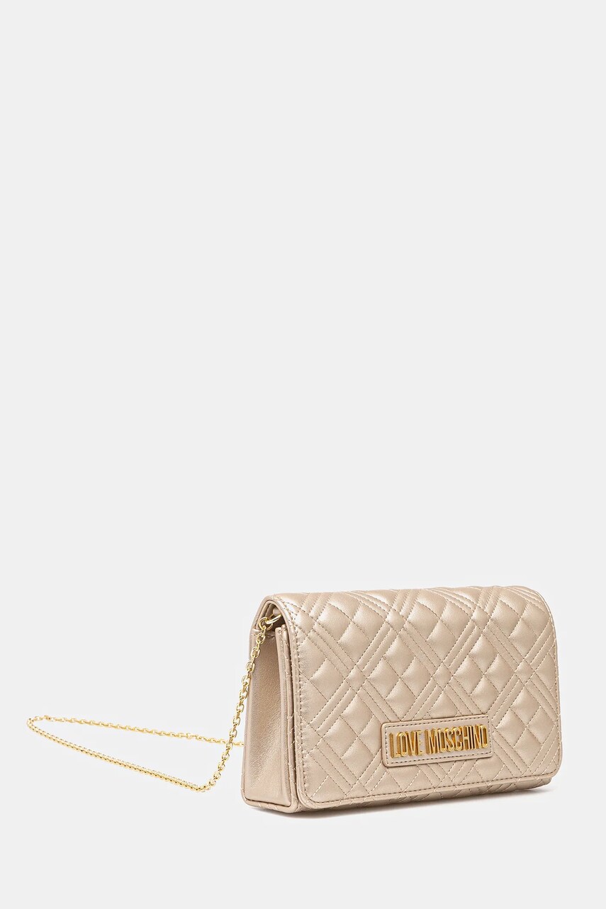 Сумочка Love Moschino колір золотий JC4079PP1