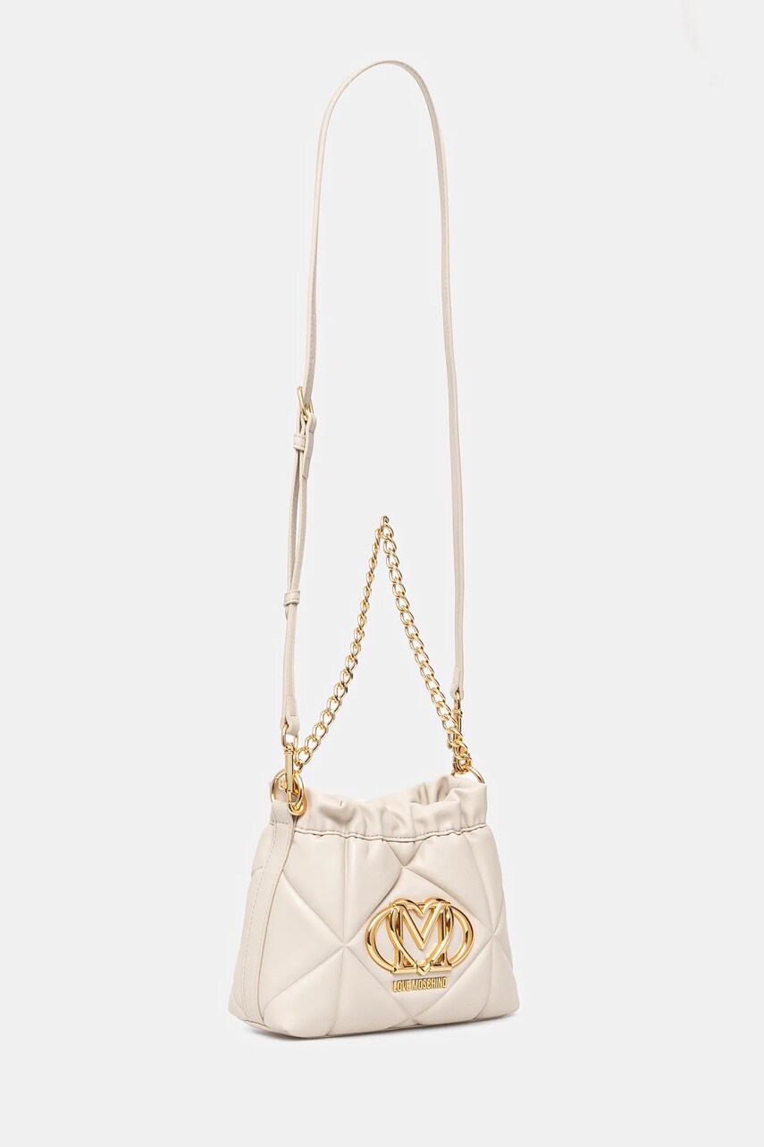 Сумочка Love Moschino колір бежевий JC4042PP1